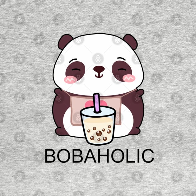 Cute Little Bobaholic Panda Loves Boba! by SirBobalot